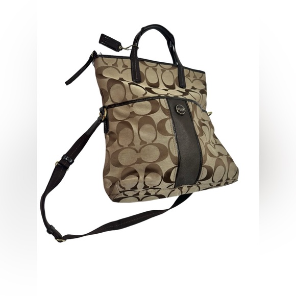 Y2K Canvas Monogram Flap Over Bag (H13- F23304) - Picture 1 of 8